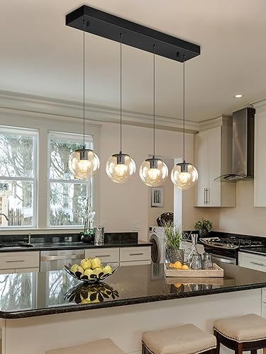 Miniatura 272 de Escalera LED de 10 luces LED moderna con globo de cristal, lámpara colgante grande para techos altos, accesorios de iluminación de entrada, villas y