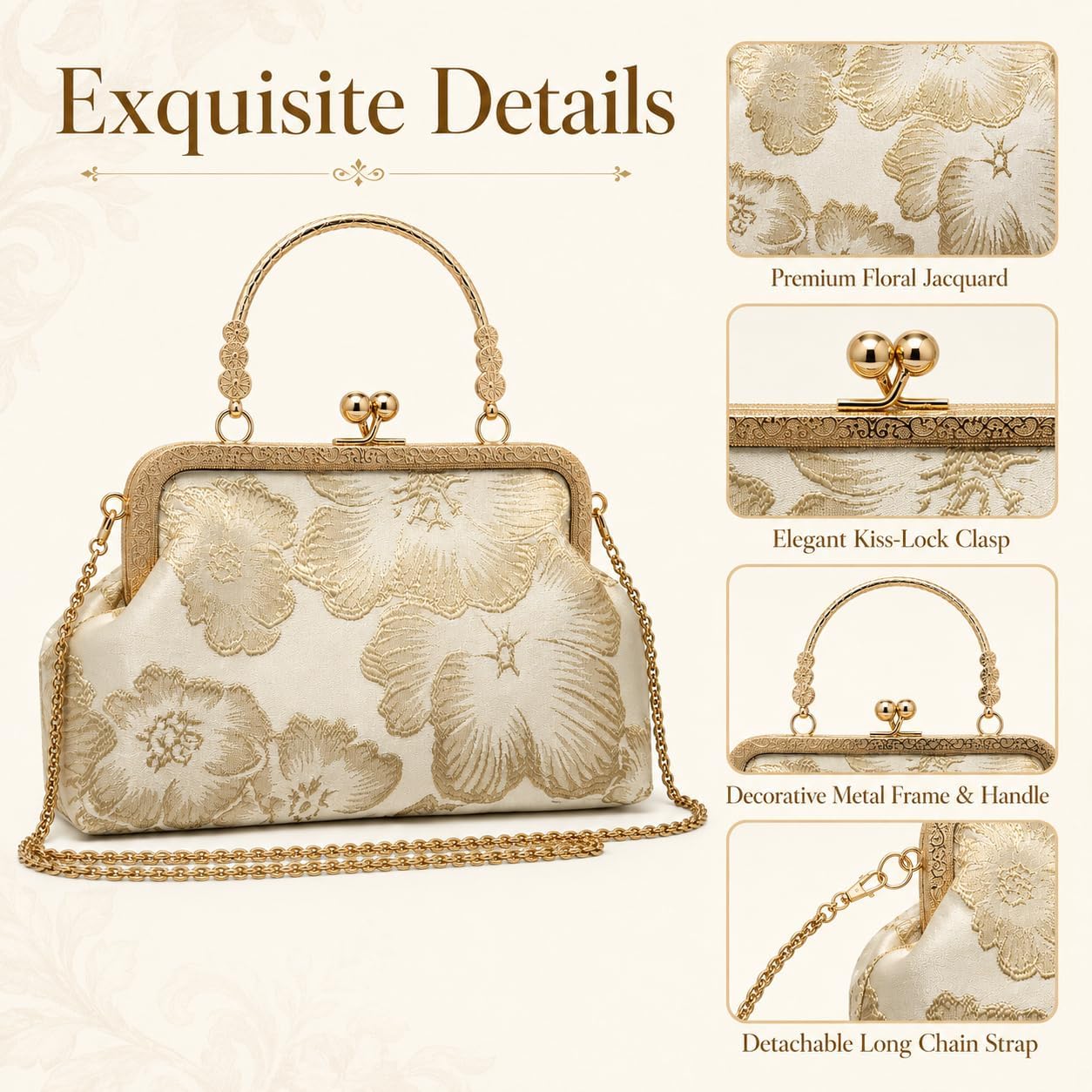 Clutch Purses for Women, Women's Evening Handbag