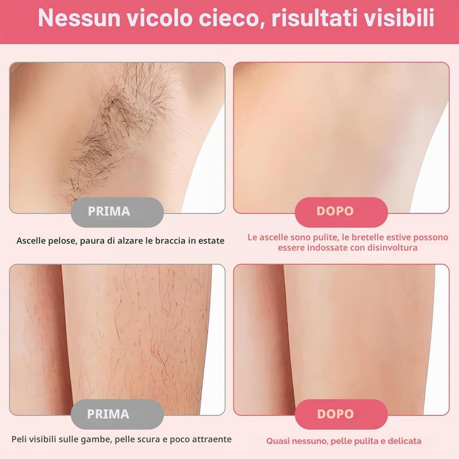 Belloria Rasoio 2 in 1 per bikini e corpo | Rifinitore Bikini e Rasoio Intimo Impermeabile IPX7,Rasatore Delicato Uso Secco e Bagnato per Gambe Ascelle e Viso