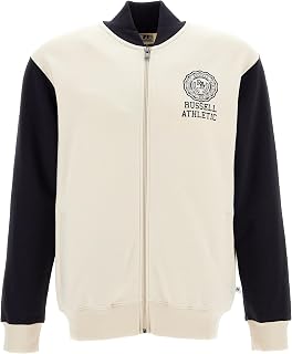 Russell Athletic Bomber Varsity Jacket Giacca Uomo (Pacco da 1)
