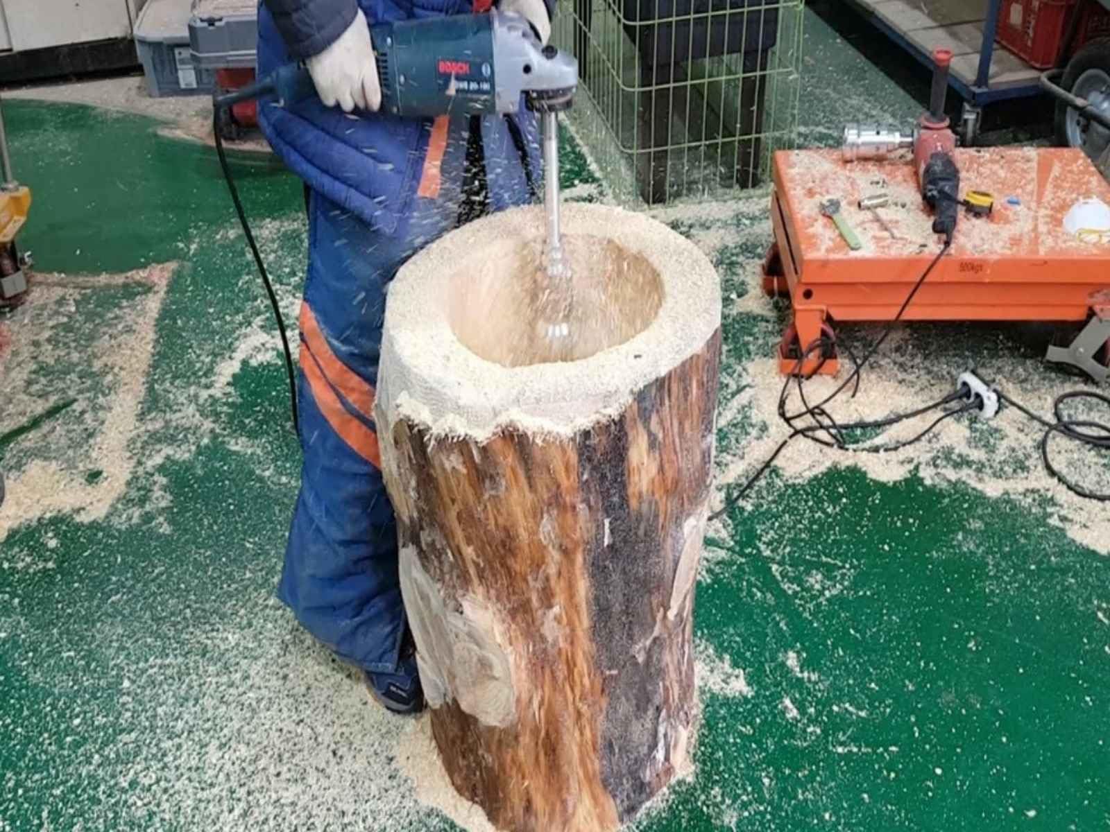 Manpa 3" Holes Cutter 76mm Lochfräser für Winkelschleifer, Power Carving Lochschneider mit Hartmetall-Wendeplatten, CNC-gefräster Aluminiumkörper
