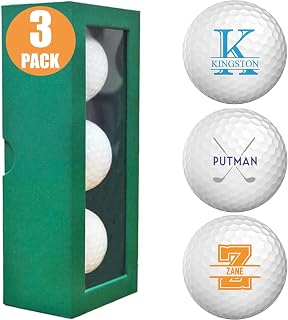 Personalized Golf Balls, Gifts for Men, Custom Golf Ball with Logo or Photo, Customized Gift for Golfers, Dads, Boyfriend, Husband, Grandfather, Groomsmen