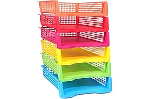 Classroom Paper Organizers Turn In Paper Trays (6 Pack)