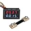 DROK LED Dual Display Voltmeter Ammeter DC 0-100V 100A Voltage Current Meter Digital Volt Amp Monitor Gauge Panel with Shunt