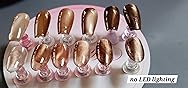 GAOY Brown Cat Eye Fall Gel Nail Polish Set with Magnet, 6 Colors Champagne Mocha Golden Brown Glitter Gel Holography, Long Lasting for Nail Art at Home & Salon Manicure 0.22 fl.oz