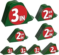 Vista 1 de Protectores de cortapelos de 3 pulgadas, peines guía de cortapelos premium para Wahl Clippers Mega guías de corte con 8 longitudes de corte de 1.25