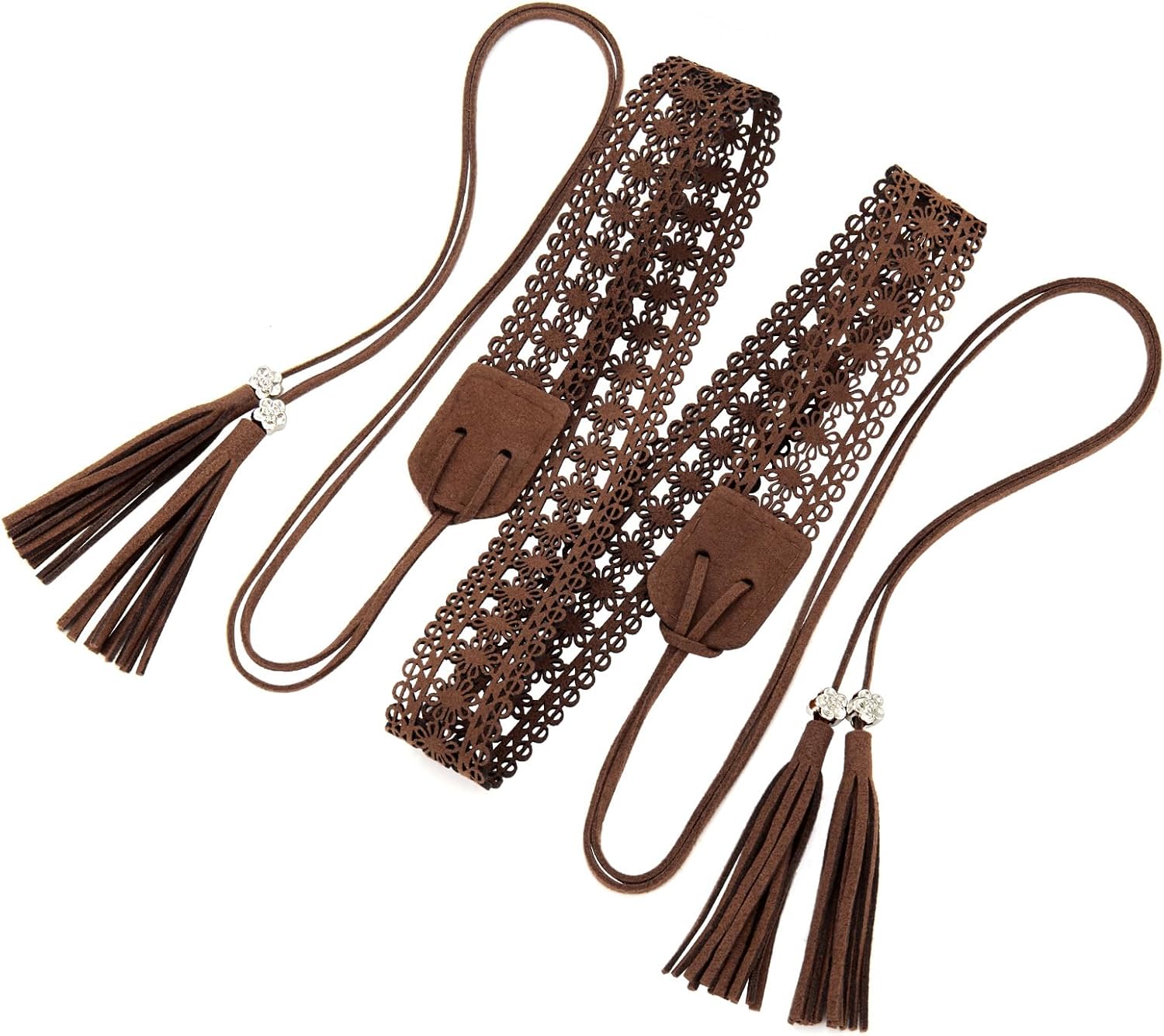 Whippy boho braid skinny belt for cowgirl women’s dress.