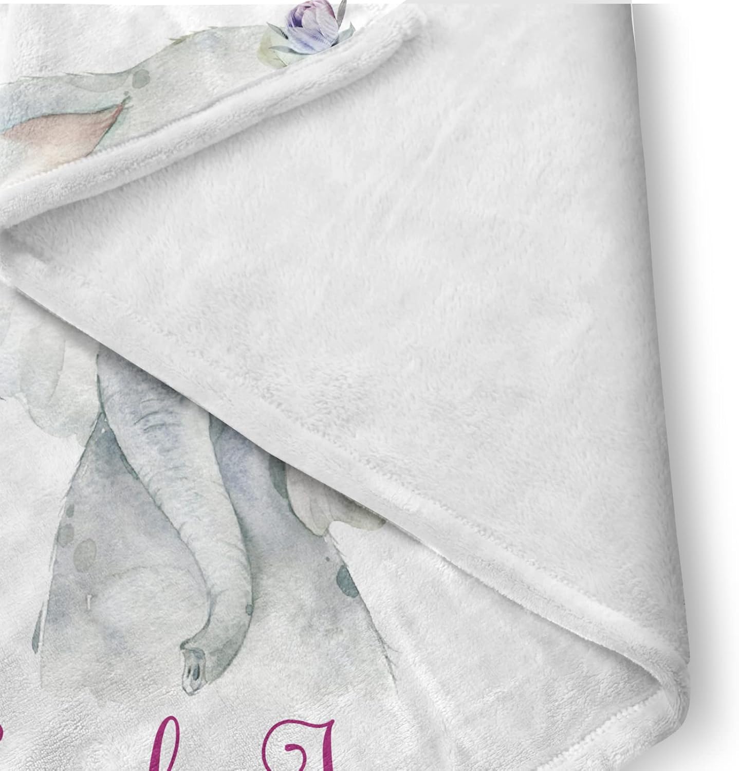 Personalized Baby Crib Bedding Set: Custom Baby Girl Crib Bedding Set Nursery Blanket Crib Sheet Changing Pad Cover with Purple Peony Elephant Purple Bedding