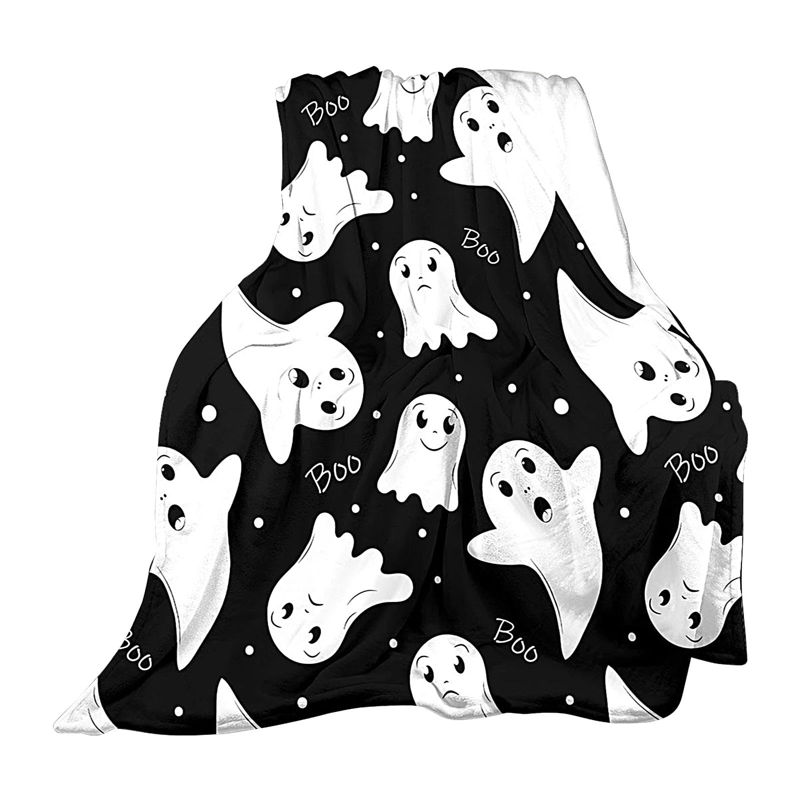 Couverture de citrouille d'Halloween douce et chaude en format 39 X 59 IN