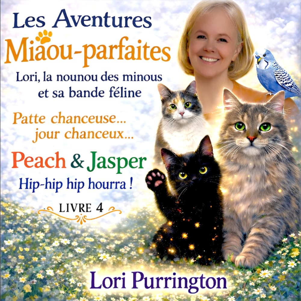 Les Aventures Miaou-parfaites Lori, la nounou des minous et sa bande féline: Peach & Jasper L’Orteil Chanceux Livre 4