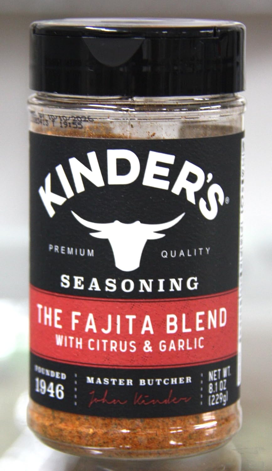 Kinder's Fajita Seasoning Blend 8.1 OZ Grocery & Gourmet