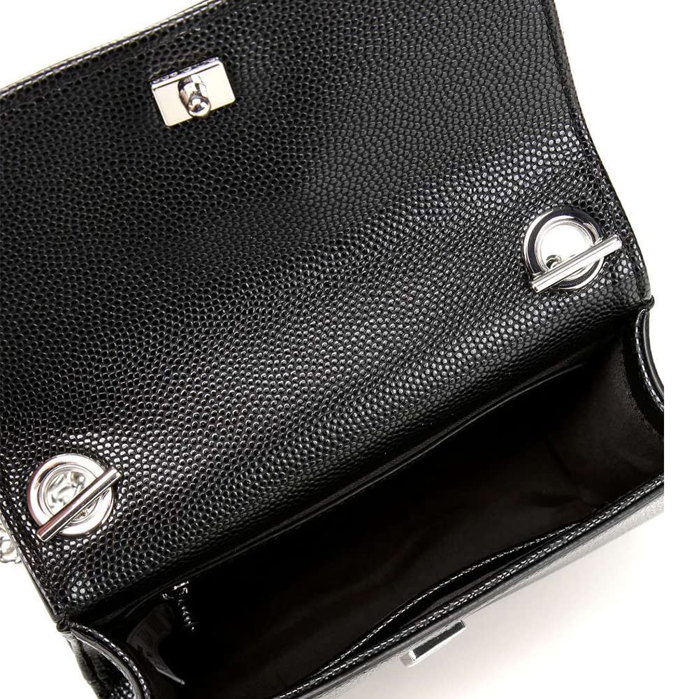 Valentino by Mario Divina - Pochette da giorno Donna, Argento, 4x11.5x17 cm (B x H T)