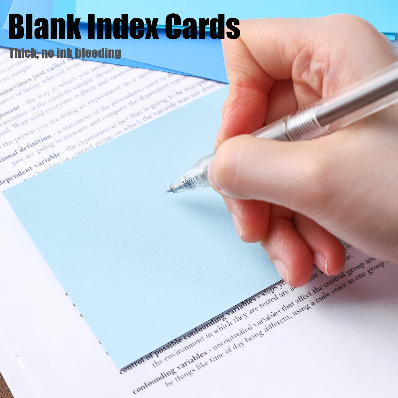 Snapklik.com : 300PCS Index Cards, 3x5 Inch Colored Index Cards Blank ...