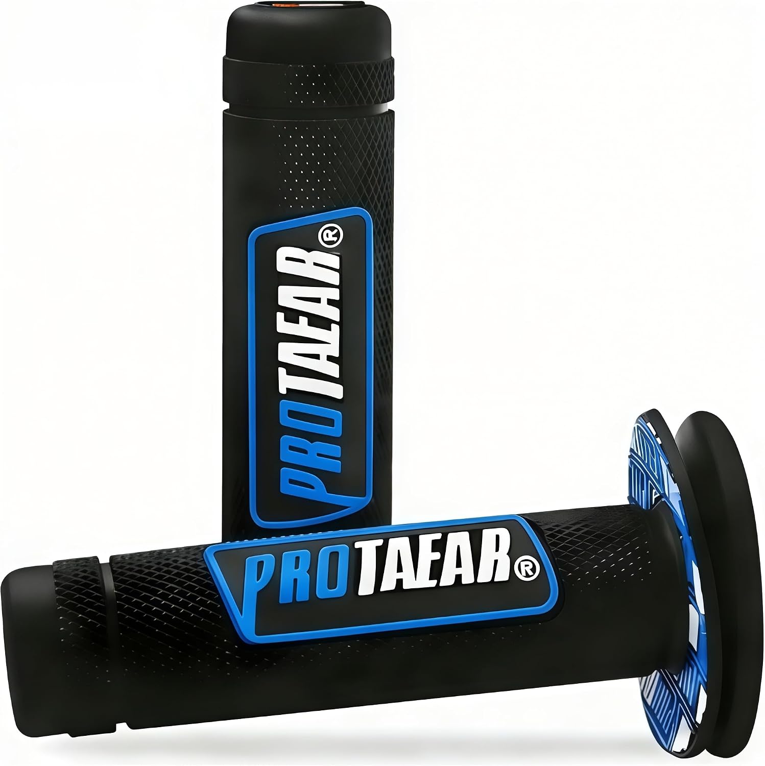 7/8" Dirt Bike Grips & ATV Handlebar Grips Non-Slip Rubber Racing Grip for Motocross, Compatible with Most Motorcycle