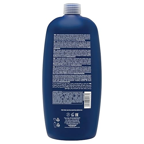 Miniatura 2 de Alfaparf Milano Semi Di Lino Champú Volumen Para Cabello Fino – Champú Volumizador Bajo Sin Sulfato – Añade volumen intenso, grosor y cuerpo