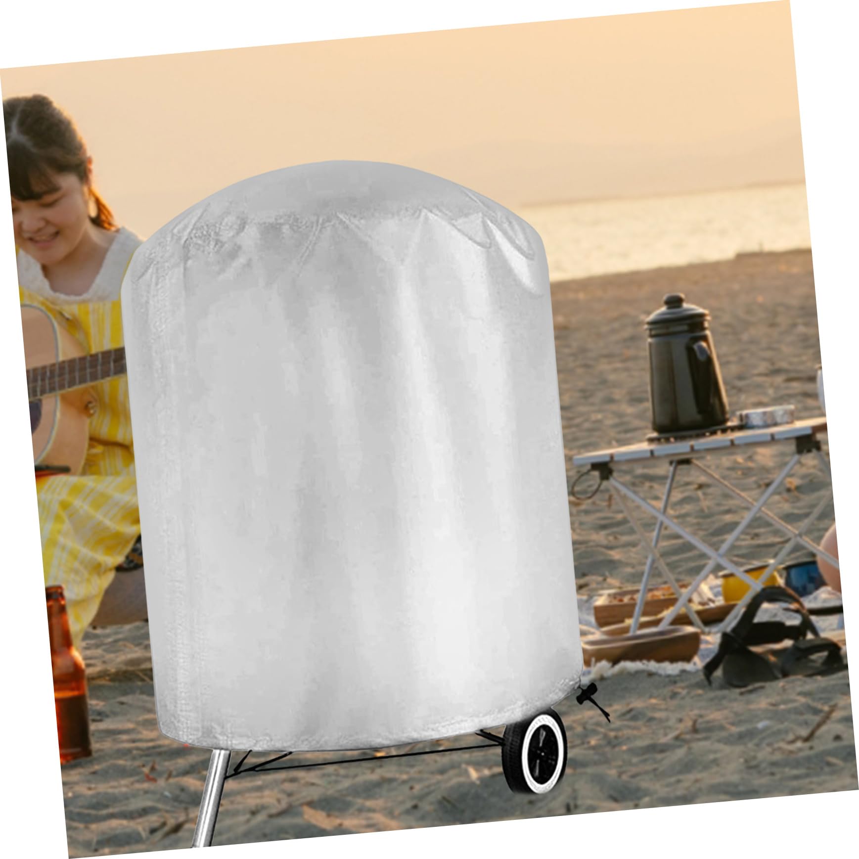 Argento Copertura Resistente in Poliestere Barbecue, da Esterno