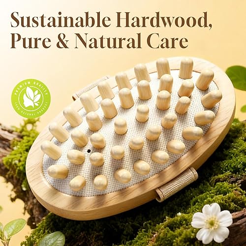 Miniatura 7 de 2 paquetes de herramientas de masaje de terapia de madera, cepillo manual de masaje meridiano para esculpir el cuerpo, herramientas de terapia de