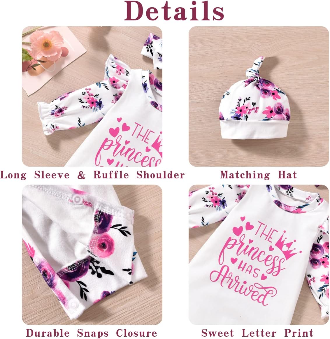 Aalizzwell Newborn Girl Romper - Image 3
