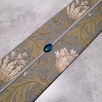 開き名古屋帯　ウィリアムモリス　ピンパーネル×アネモネ　ブラック　リバーシブル Amazon.co.jp: 開き名古屋帯 ウィリアムモリス ピンパーネル