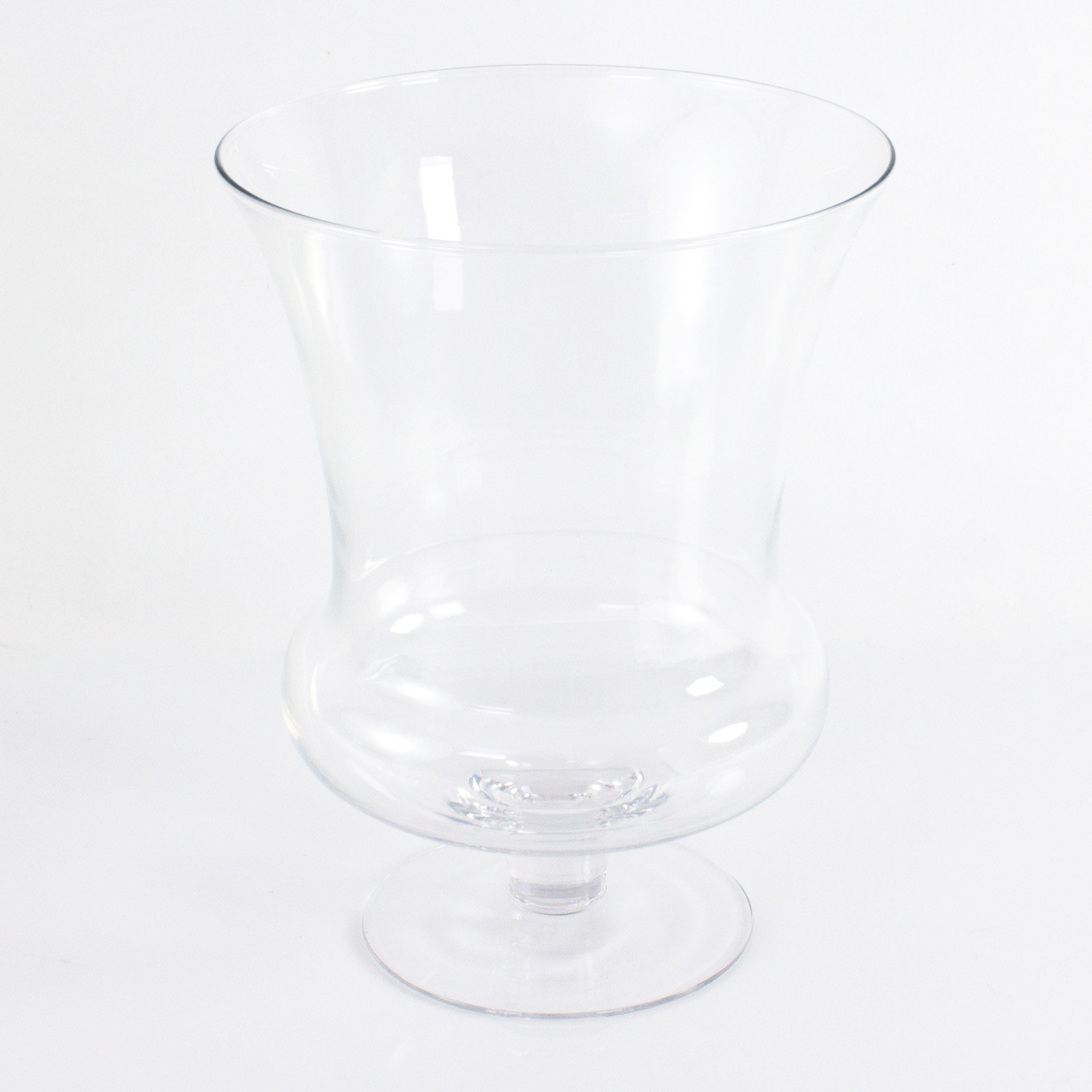 Inna-Glas Clear Goblet Vase/Flower Glass Vase Cara, 13.8"/35Cm, Ø 10.6"/27Cm - Design Vase/Votive Holder