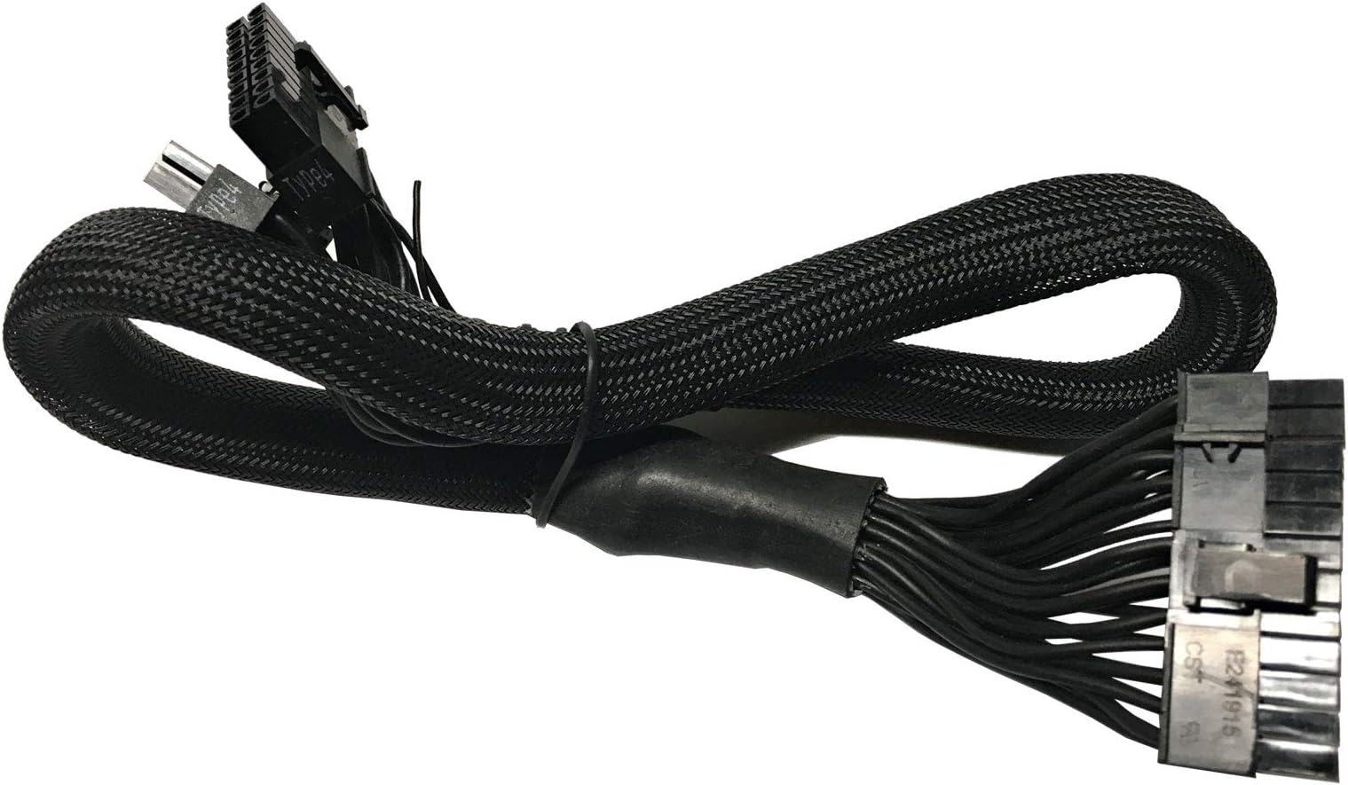 AYA 24" (24-Inch) ATX 24-Pin to 18-Pin + 10-Pin Extension Modular Power Supply Cable for Coolermaster V850, V700, V1000