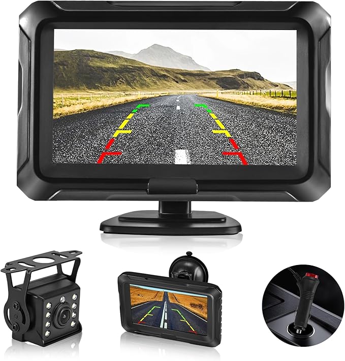Reversing Camera Kit AHD 1080P Car Reverse Camera Kit with 4.3'' LCD