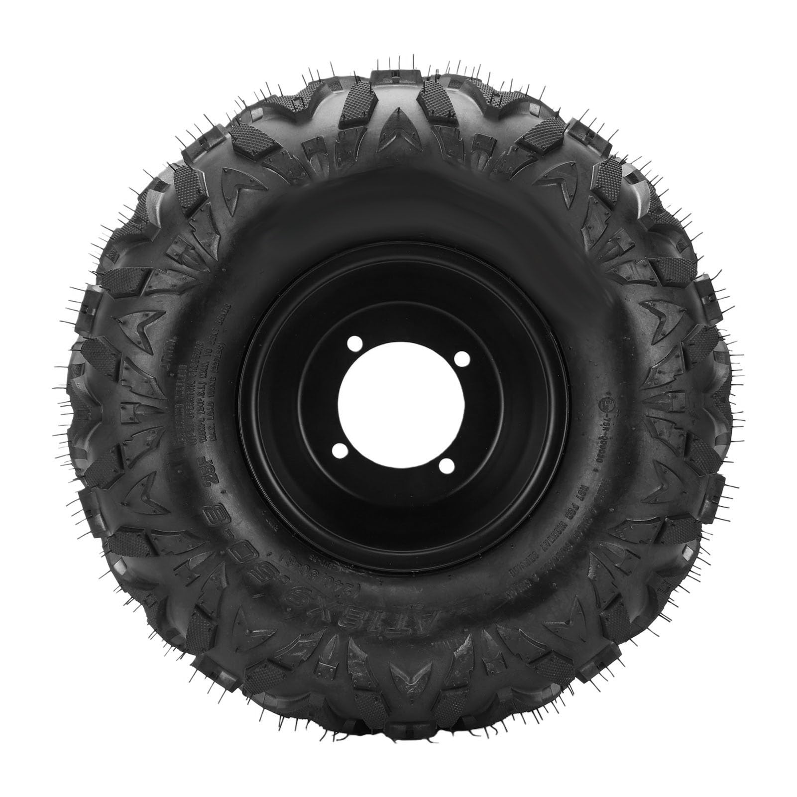 Yctze Neumático sin Cámara 18x9.50-8, Cortacésped, Rueda sin Cámara, Cortacésped, Neumático sin, Rueda, Tractor de Césped, Llanta sin, 8 Pulgadas, 4 Patrones para Carros