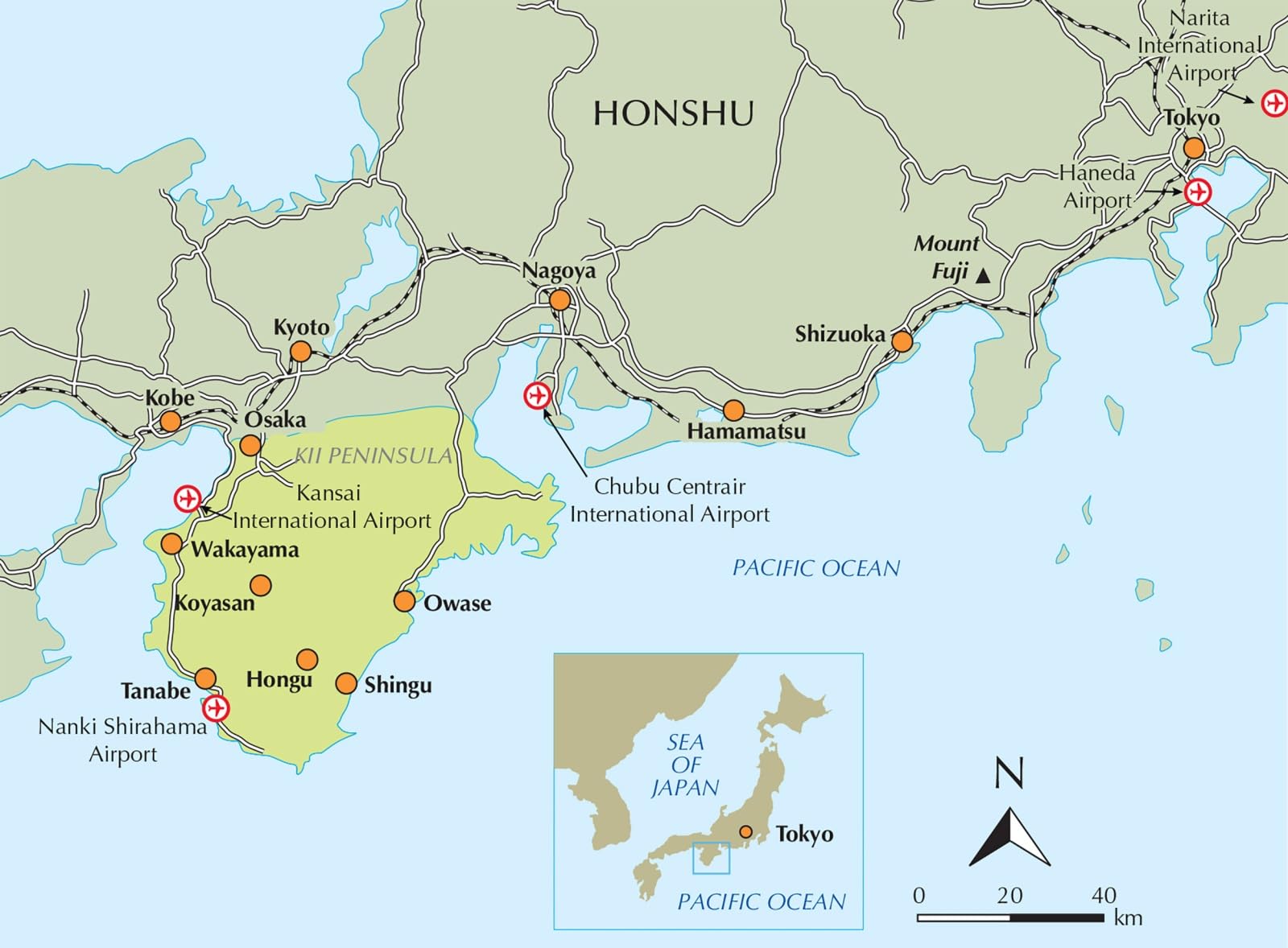 Japan's Kumano Kodo Pilgrimage: Nakahechi, Koyasan, Kohechi, Iseji and Hongu Trails