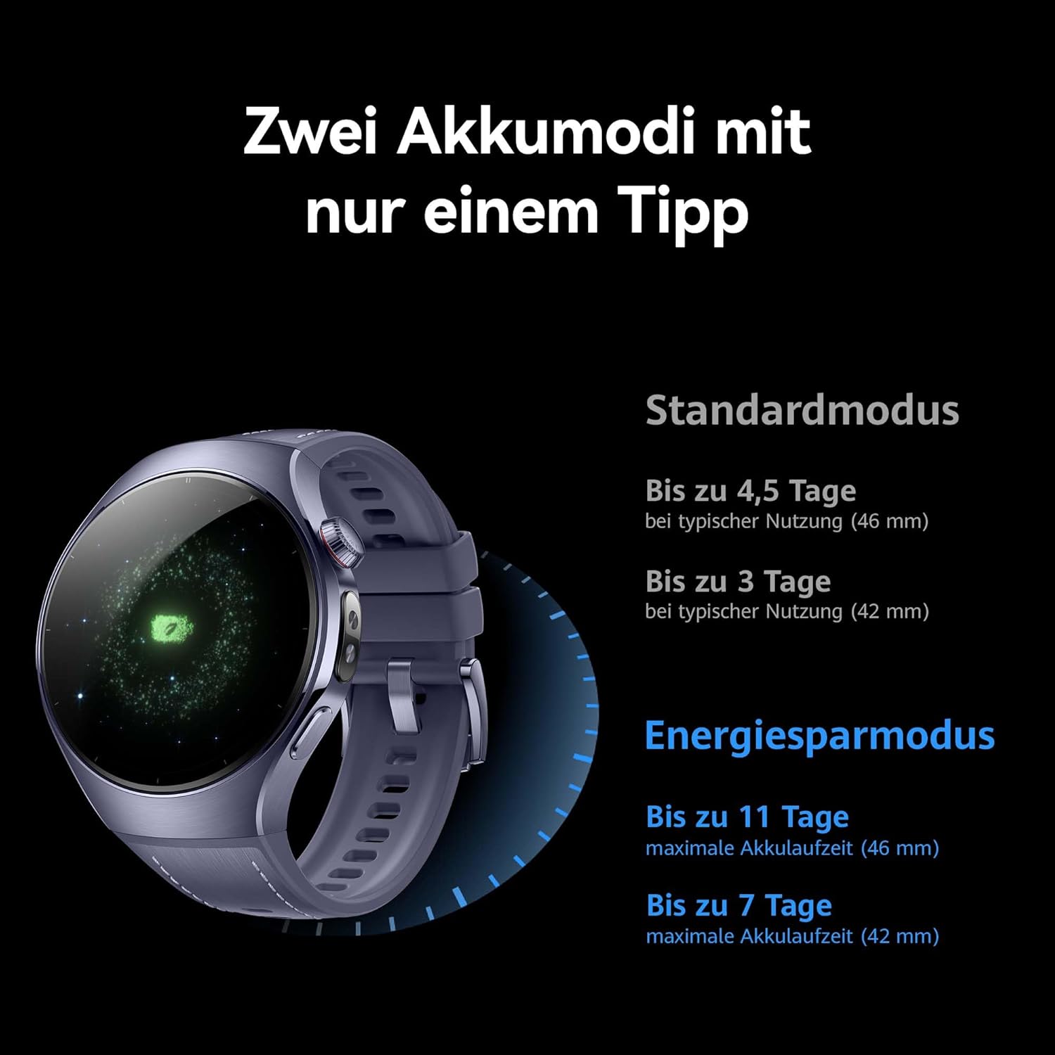 HUAWEI Watch 5 Smartwatch+Sound Joy 2, Health Glance, 5ATM Wasserdicht, GPS, SpO2 an der Fingerspitze, Kompatibel mit Android™ & iOS, Saphirglas, 30 Monate Garantie, 46mm, Silber - Image 6
