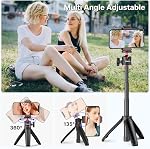 ULANZI MT-08 Extension Vlog Téléphone Trépied Support Support Poignée pour iPhone 17/17Pro/17 Pro Max Luna Samsung Google Smartphone Canon G7X Marquer III Sony RX100 VII A6400 A6600 Caméras compactes Vlogging