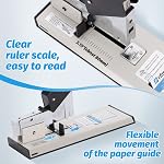 Heavy Duty Stapler - Effortless 240-Sheet Office Stapler with Adjustable Paper Guide, Super Capacity with 4000 Staples