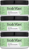 FreshWave Odor Removing Gel 7oz Pack of 3 | Natural Plant-Based Odor Eliminator for Home, Pets, Trash, Cooking Smells | Lasts 15-30 Days