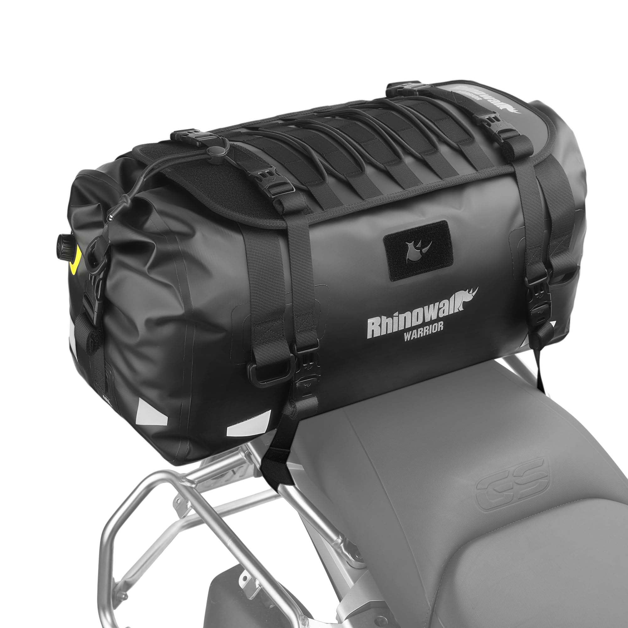 Amazon | Rhinowalk オートバイサドルバッグ 40L – 防水リアシート