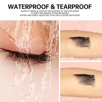 Ultimate Length & Curl Mascara Set – Volumizing & Lengthening Formula for Dramatic 4D Lashes. Clump-Free, Long-Lasting Wear, Lifts & Defines. Gentle for Sensitive Eyes (Brown)