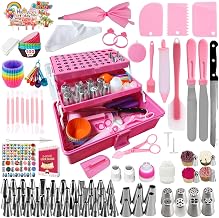 359PCs Cake Decorating Baking Supplies Kit, Baking Set with 66 Piping Tips, Icing Bags and Tips Set for Beginners,Baking Tools,Cupcake Decorating Kit