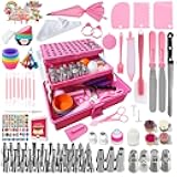359PCs Cake Decorating Baking Supplies Kit, Baking Set with 66 Piping Tips, Icing Bags and Tips Set for Beginners,Baking Tools,Cupcake Decorating Kit