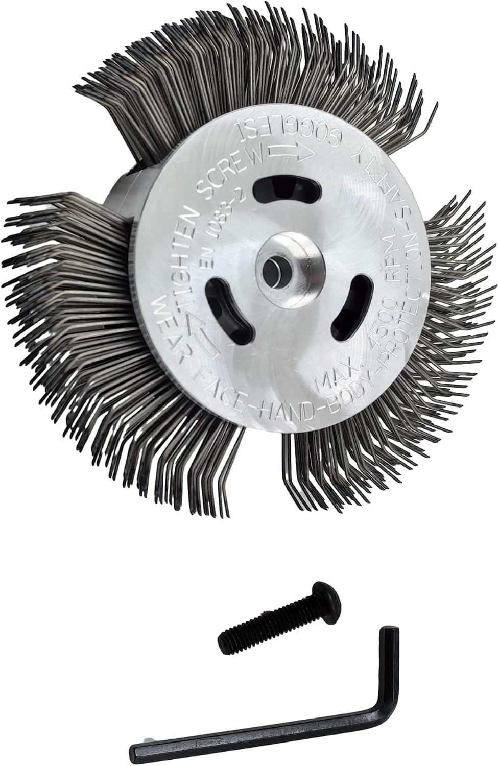 Air Surface Rust Removal Tool 0.5HP 3500 RPM, Pneumatic Rotary Metal Blaster with Wire Wheel for Fast Rust and Paint Removal on Steel Pipes, Frames, and Metal Fabrication