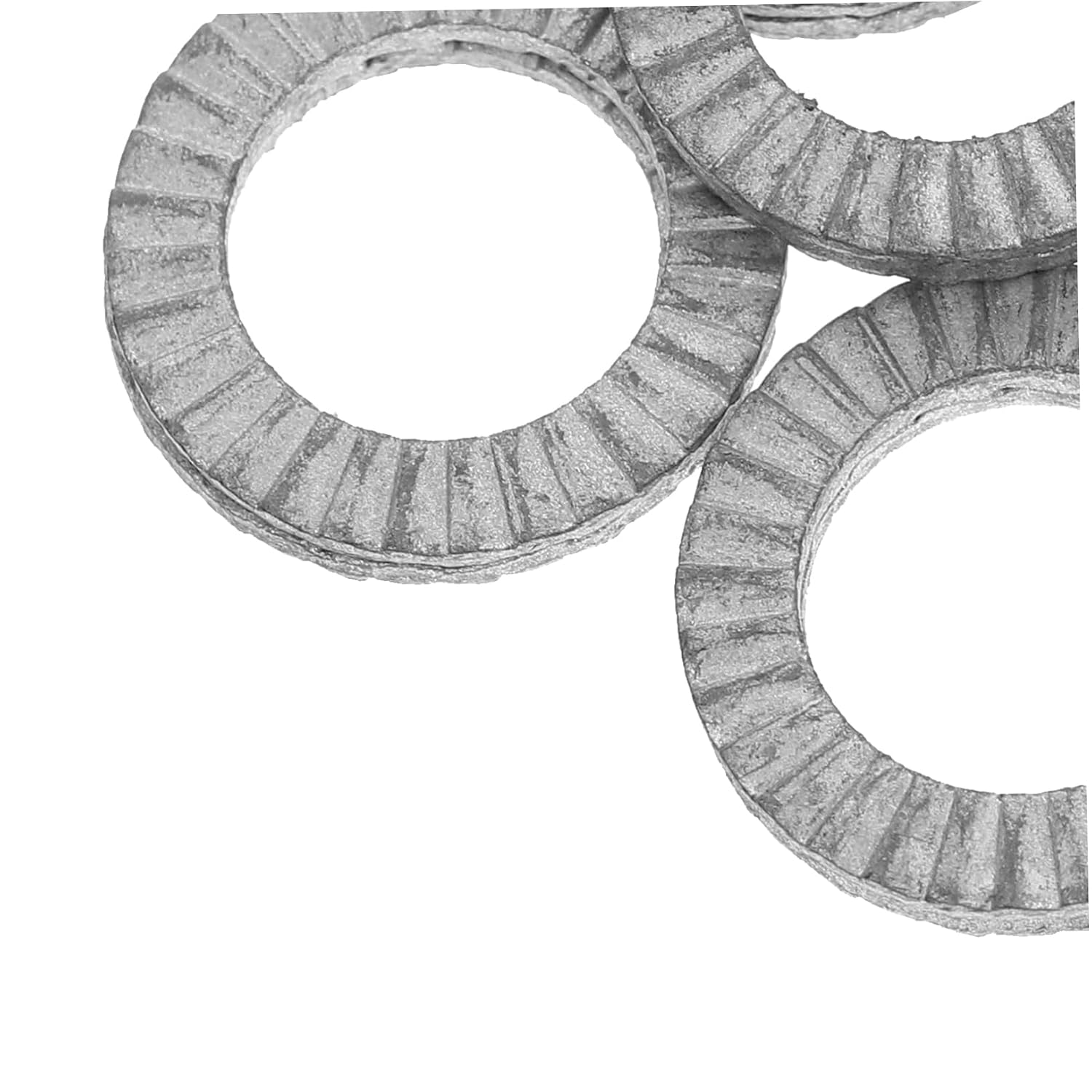 Ciieeo 20pcs Heavy Duty Wedge Locking Washers Manganese Lock Washers for Screws Bolts Thread Adapters Industrial Home Use