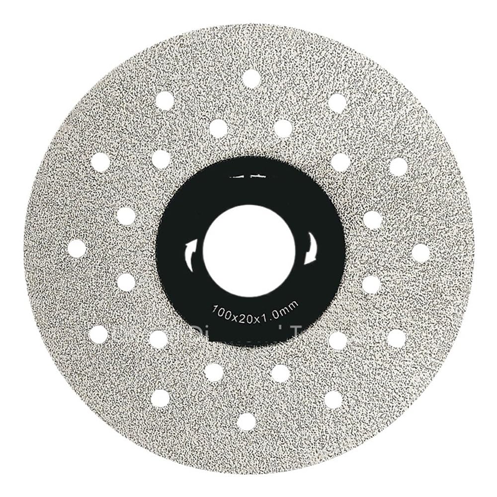 4" 100mm Wet and Dry Cutting Disc Slabs Porcelain Ceramic Tile Marble Thin Cutting Blade Discs for Marble Machine, Angle Grinder(3 Pcs)