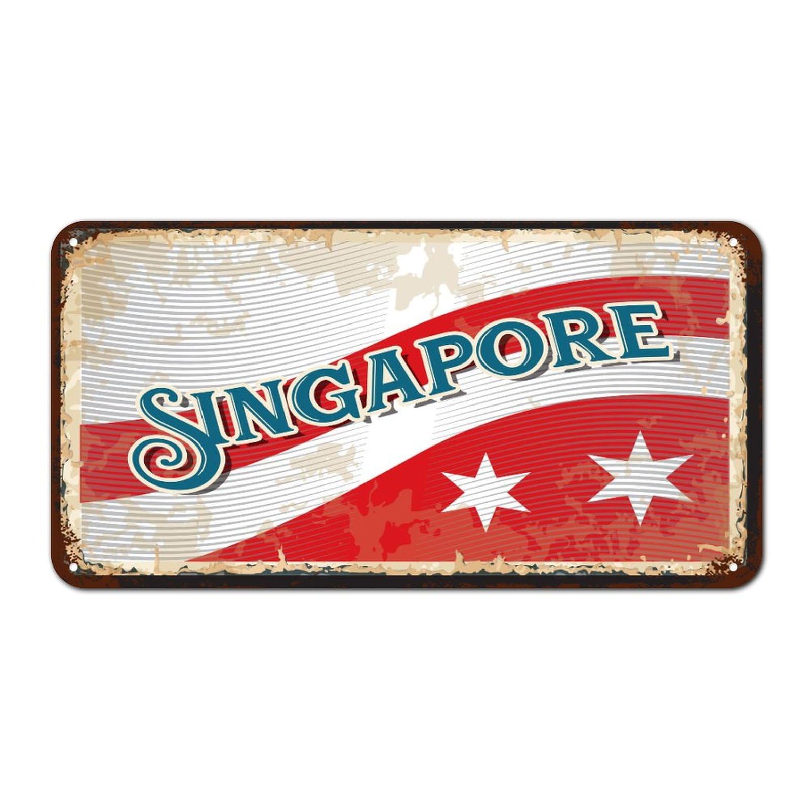 Targa In Metallo Vintage 20x30 Cm - Area 51 Military Restricted Area, Decorazione Da Parete