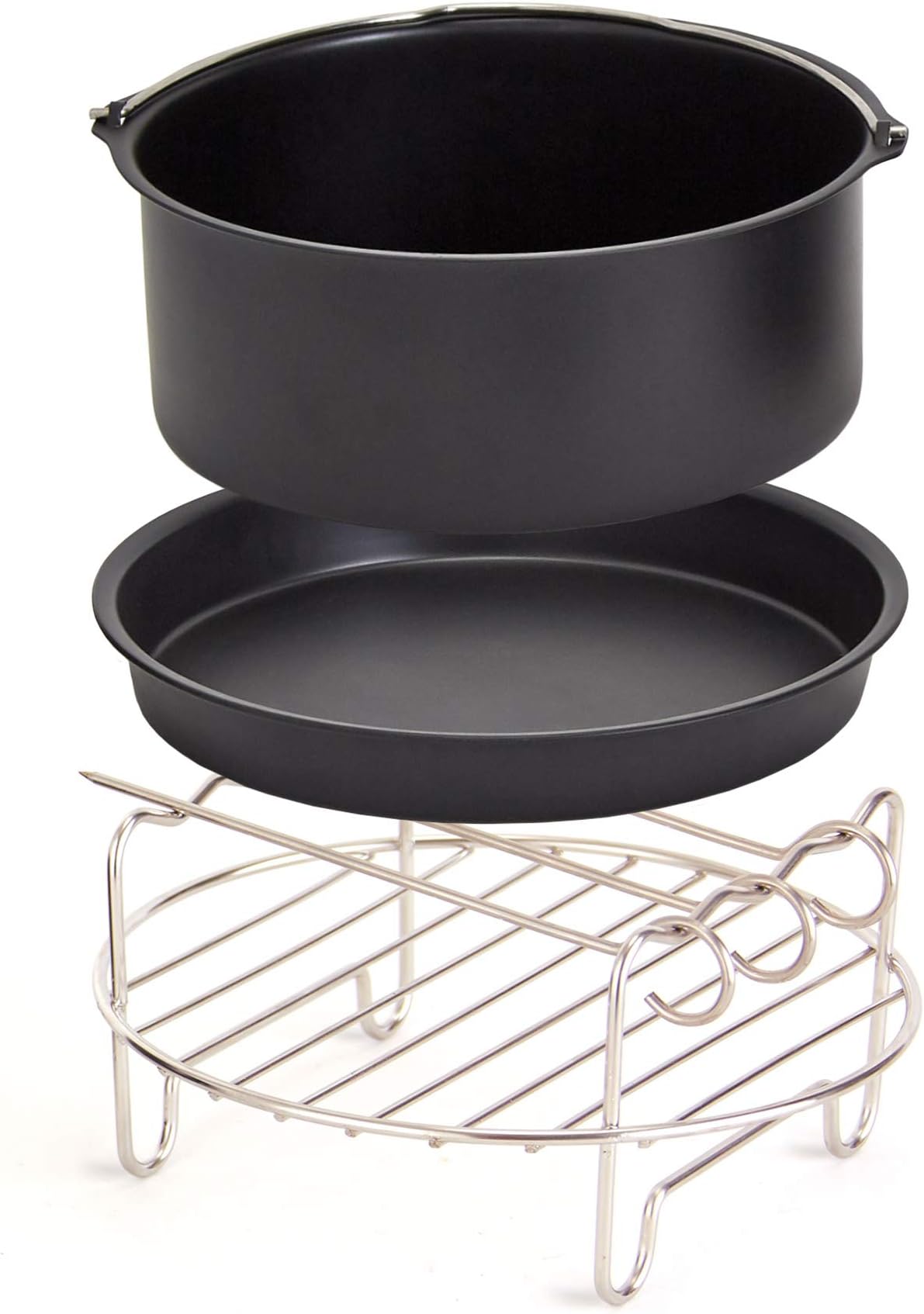 Amazon.com: Dash 6-Piece Air Fryer Accessory Kit, 2 Quart, Compact ...