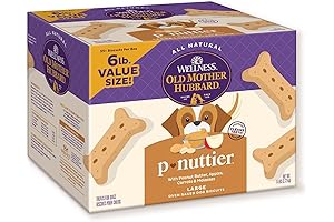 Old Mother Hubbard by Wellness Large Dog Biscuits: P-Nuttier Powerhouse for Big Doggies