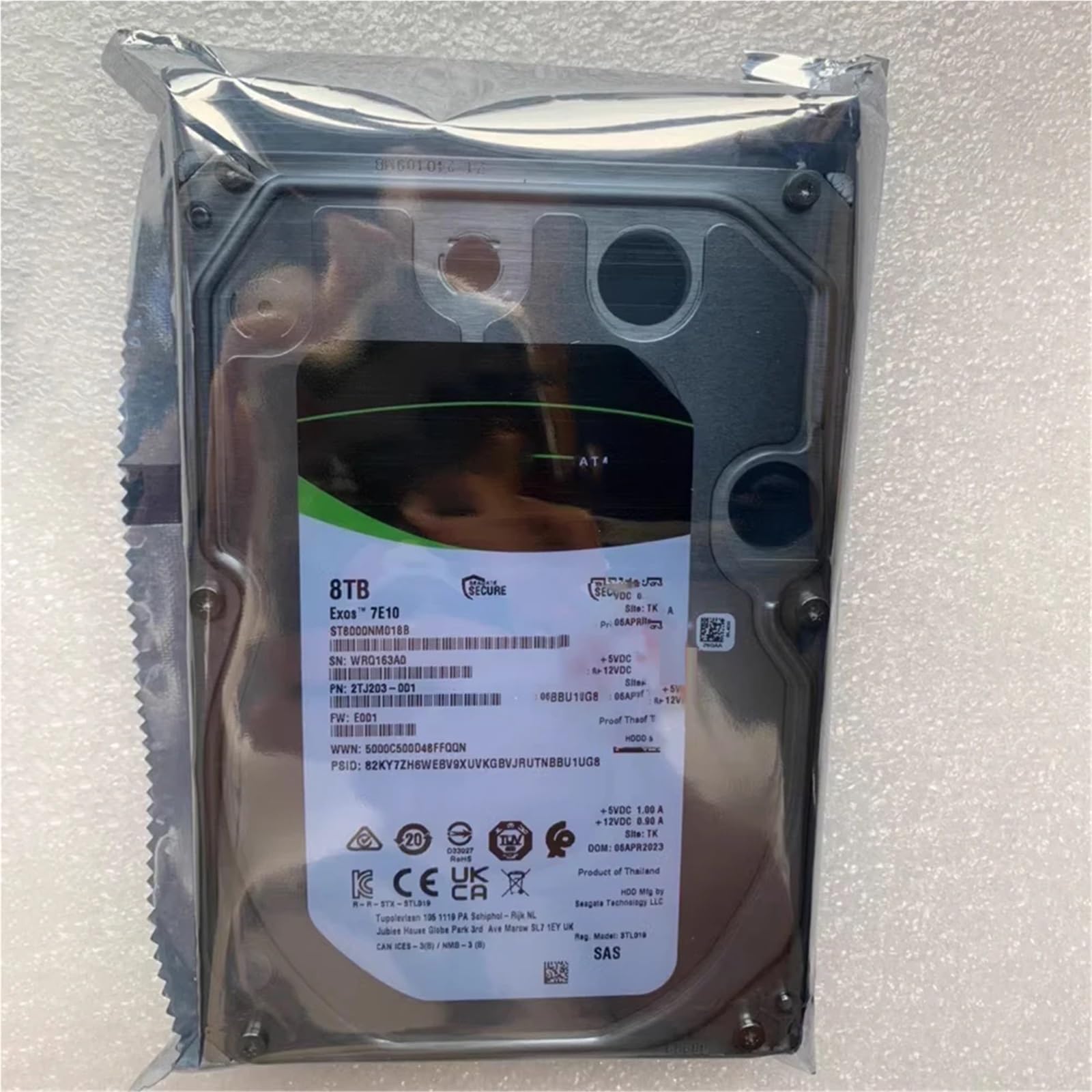 1 Disque Dur de Serveur ST8000NM018B for Disque Dur SATA 8T 3,5'' 7,2K SAS
