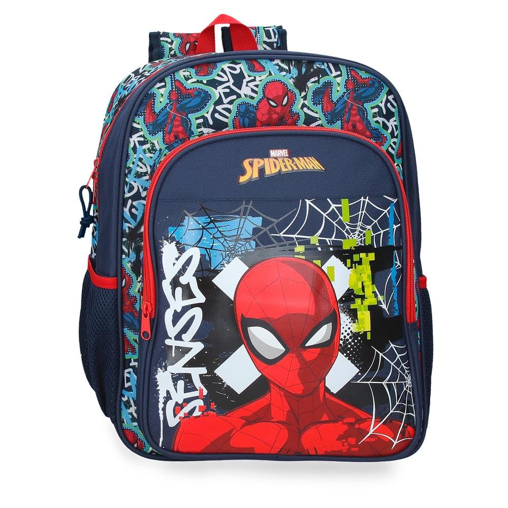 Joumma Marvel Grafity of Spiderman Marine School Backpack 30x40x13 cm Polyester 15.6L