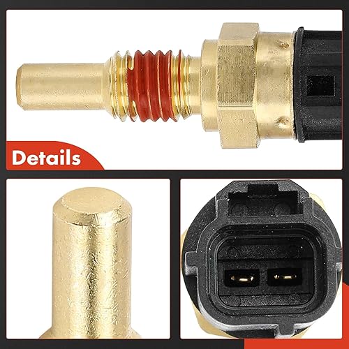 Miniatura 7 de A-Premium Sensor de temperatura del refrigerante del motor 2 pines compatible con Ford F-150, F-250, Explorer, Mustang, Expedition, E-150, E-250 y