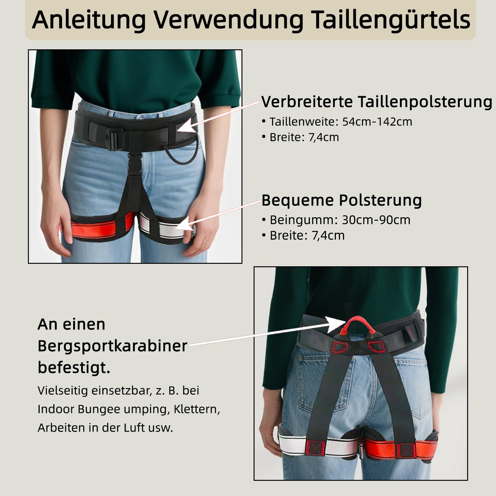 Bungee Set de equipamiento de fitness, Corda, banda elástica, Danza, Corda, Allenamento Fitness Palestra, Professional, Attrezzatura di Formazione