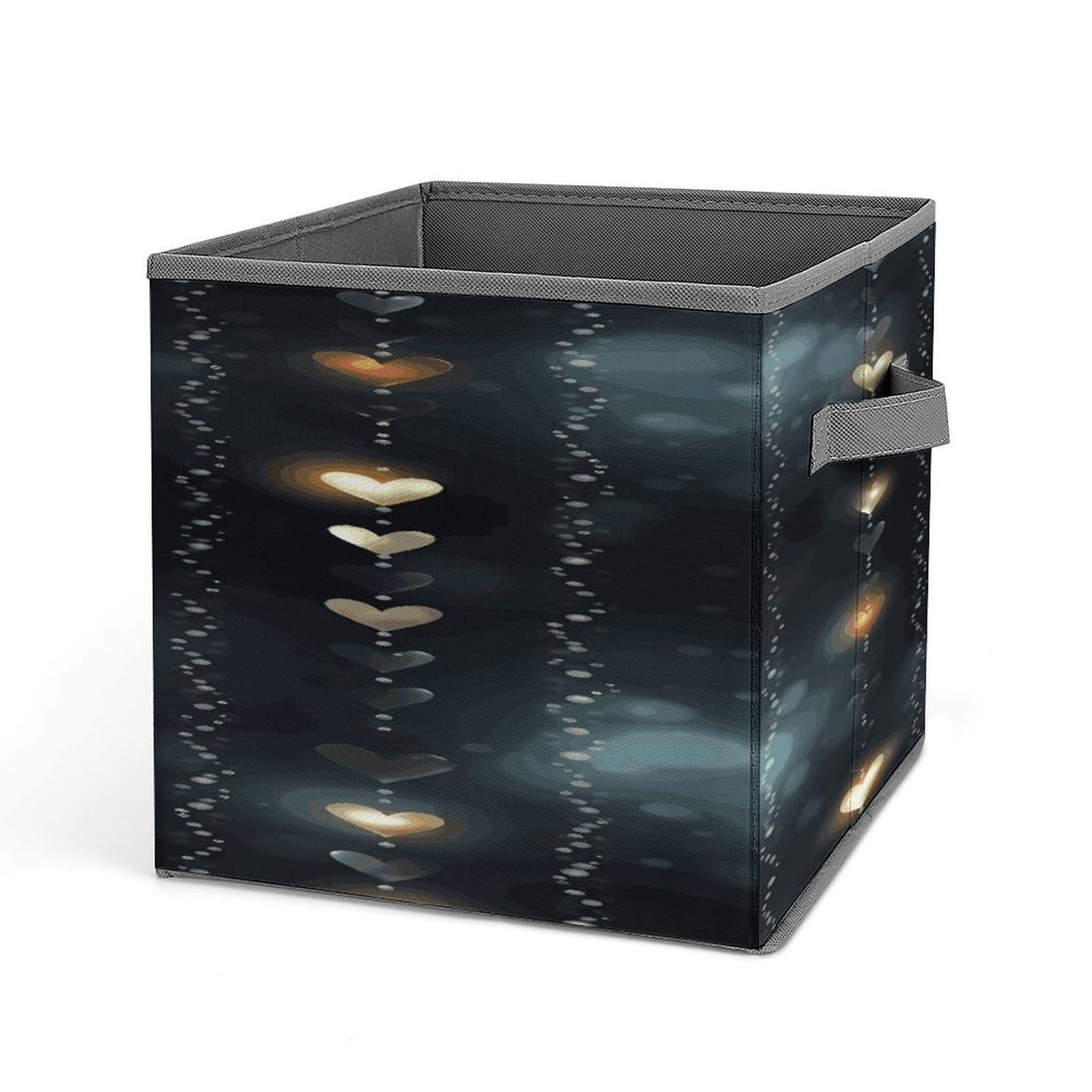 Fekiloot Style Glowing Love Storage Bins Storage Baskets