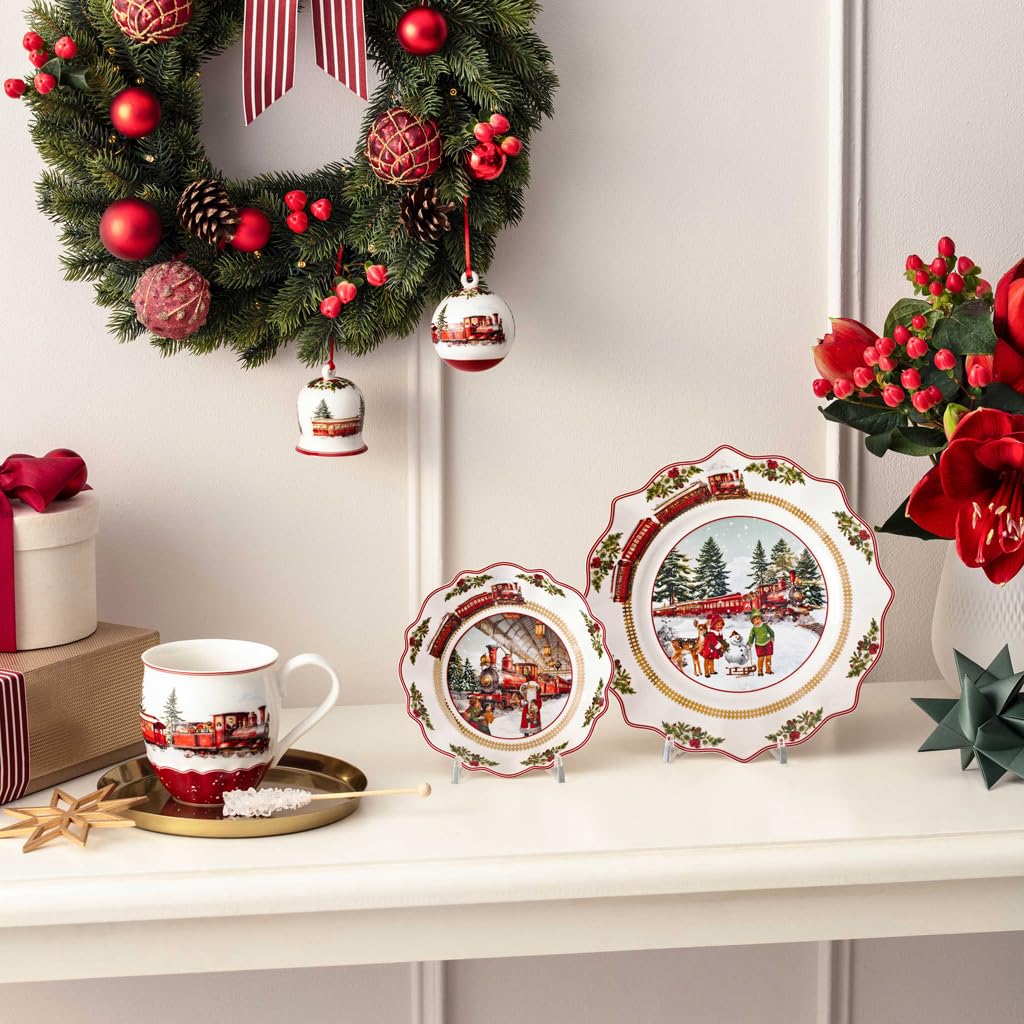 Villeroy&Boch　ビレロイボッホ　置物　クリスマス　オーナメント ビレロイ＆ボッホ クリスマスオーナメント ツリー飾り5個セット