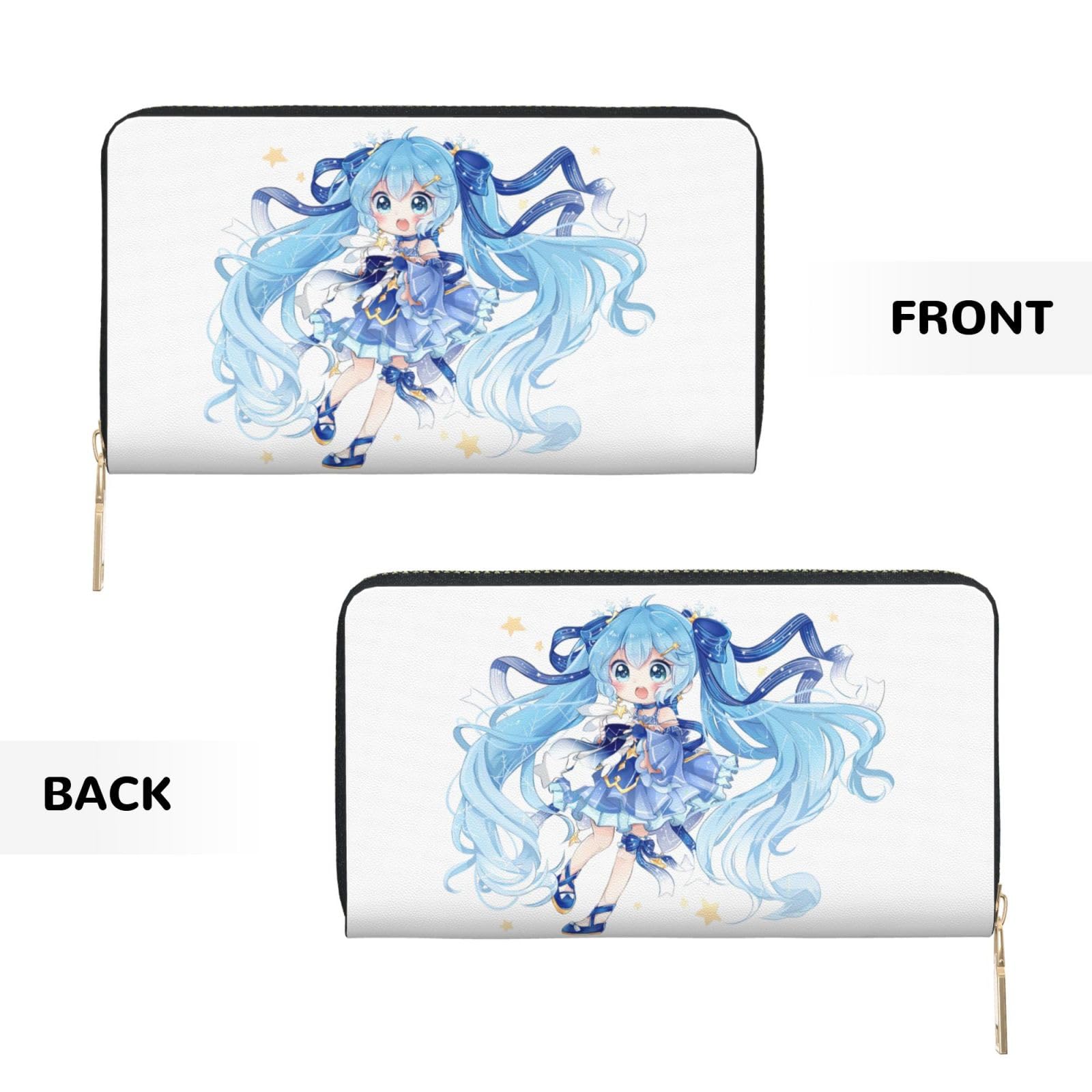Amazon.co.jp: 財布 初音ミク 長財布 レザー ながざいふ 小銭入れ