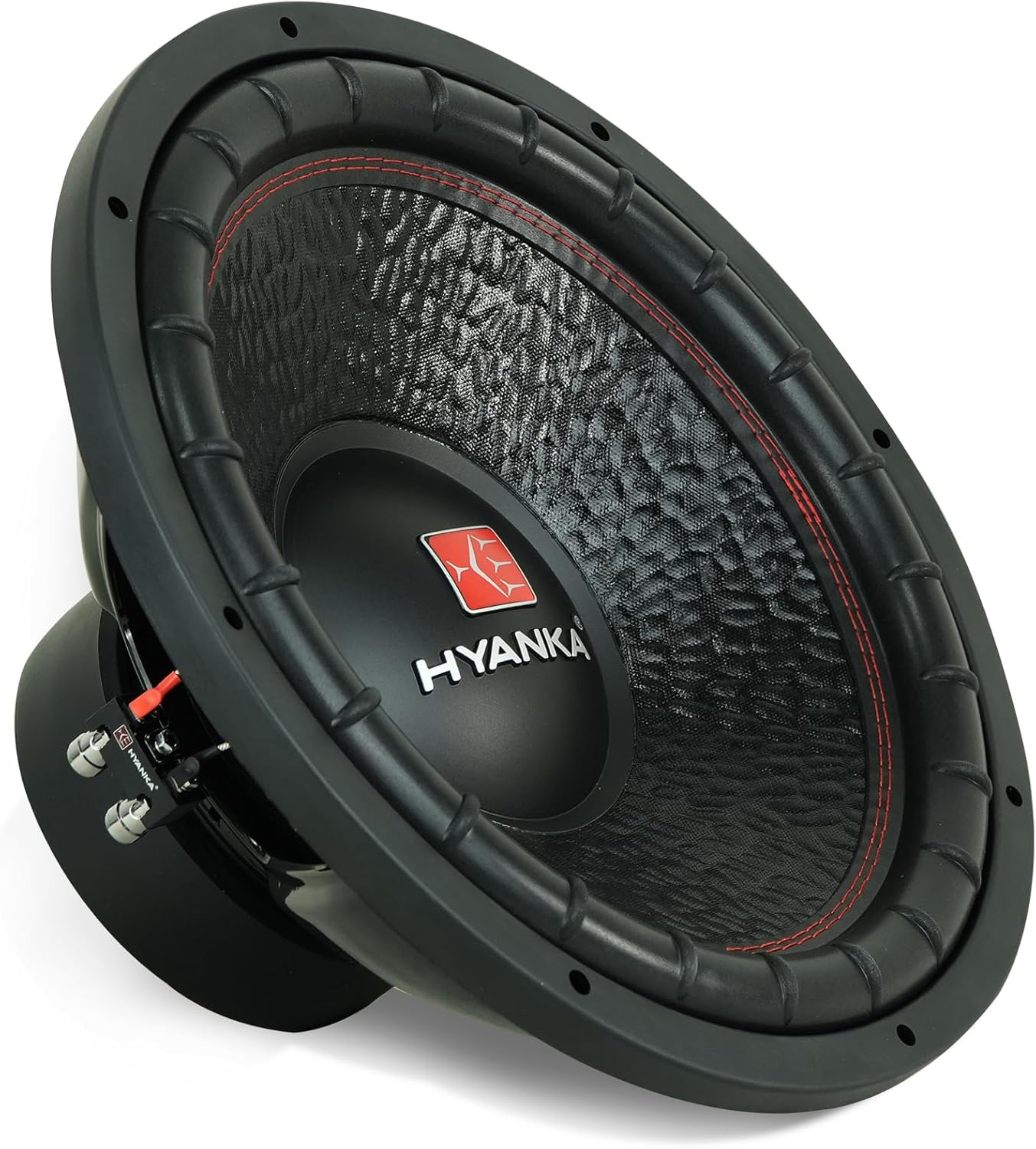 H YANKA BSC-12-4 12 Inch Subwoofer - 1000W MAX Power 12 Inch Paper Cone Subwoofer Car Audio, Black Iron Basket, 2.5“ Dual Voice Coil 4 Ohm Impedance 12 Sub for Cars